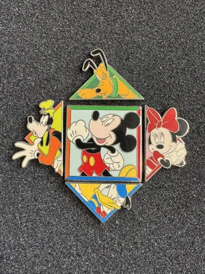 Disney Pin 5 piece Set-WDW Promo -Mickey and Friends Puzzle Pins -Mickey Gang - Image 1 of 4