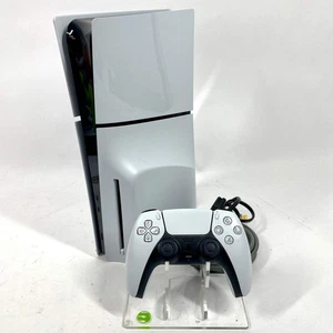 Sony PlayStation 5 Slim Disc Edition PS5 1TB Console Bianca Sistema di Gioco - Foto 1 di 9