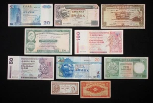 10x Banknotes from Hong Kong (M2206-RIC) - BL - Imagen 1 de 2