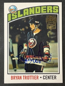 2001-02 Topps/O-Pee-Chee Archives #12 Bryan Trottier NY Islanders AUTO - Picture 1 of 2