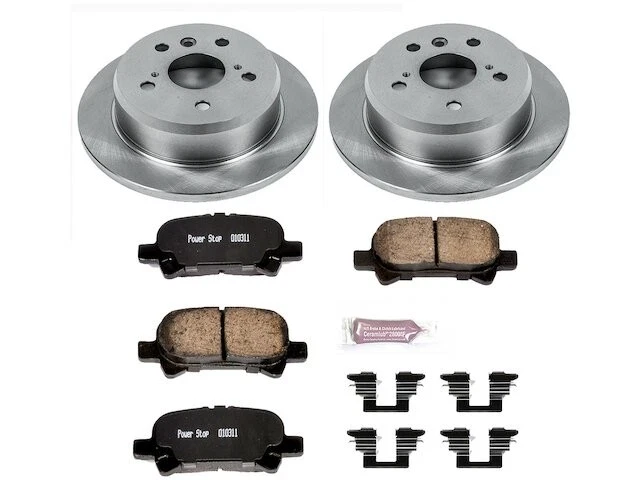 Kit de pastillas de freno trasero y rotor para Toyota Solara 2004-2008 2005 2006 2007 VG381SK Foto 1 de 1