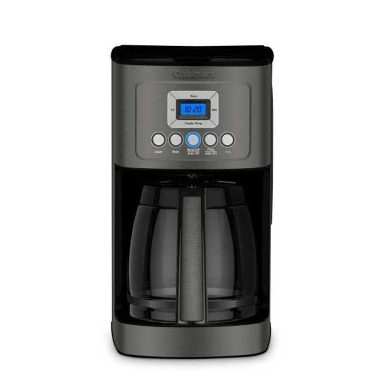 Cafetera programable Cuisinart 14 tazas con jarra de vidrio totalmente automática negra Foto 1 de 4