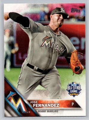 2016 TOPPS UPDATE #US223A JOSE FERNANDEZ MIAMI MARLINS - Image 1 of 2
