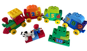 LEGO DUPLO the train of numbers 10558 COMPLETE brick parts lot VGC
