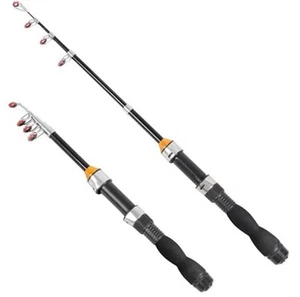 Telescopic Fishing Rod, Collapsible Fishing Rod Small Extendable Fishing Rod - Picture 1 of 8