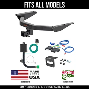 For 23-25 Honda Pilot Trailer Hitch 5Pin Wiring Harness Kit Fits All Models Curt - Zdjęcie 1 z 24