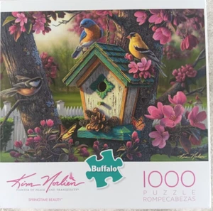 Springtime Beauty 1000 Piece Jigsaw Puzzle with Poster Kim Norlein by Buffalo - Picture 1 of 4