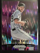 2015 Panini Prizm Purple Flash Prizms 36/99 Chris Sale #44 White Sox Red Sox