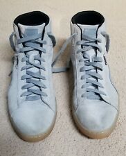 PUMA Suede Classic Hi Tops Men's Grey Suede Leather Size 13 gum rubber sole
