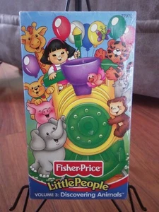 Fisher Price Little People Discovering Animals Vol 3 VHS Tape New/Sealed 2001 - Picture 1 of 2
