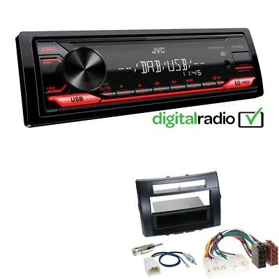 JVC 1-DIN Digital Media Autoradio DAB+ USB AUX für Toyota Corolla Verso schwarz - Bild 1 von 4