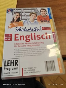 Schülerhilfe, Englisch 1+2 Lernjahr, MOTIVIERTES LERNEN AM PC - Bild 1 von 2