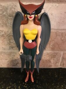Vintage 2000s Justice League Hawkgirl DC Comics Action Figure Toy, 8.5", EC!