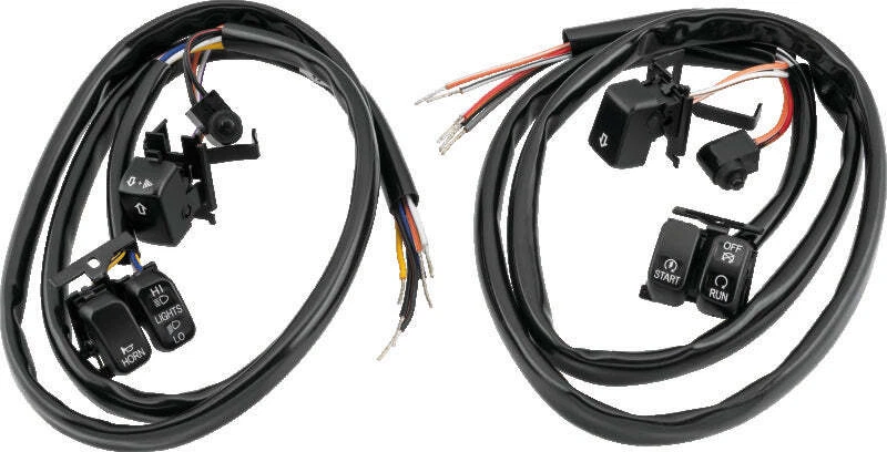 Twin Power Fits 07-10 Big Twin and XL Black Handlebar Switch Kit Does Not Includ - Image 1 of 1