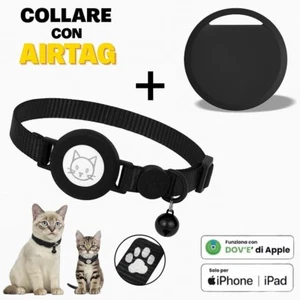 Collare + Airtag Localizzatore Per Cane E Gatto Tracker Animali Air Tag Incluso - Foto 1 di 5