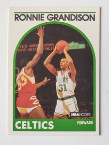 RONNIE GRANDISON 1989-90 NBA Hoops Basketball Rookie #248 Boston Celtics