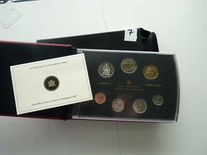  CANADA SPECIMEN SET  2007  CANDA ROYAL MINT INCLUDES DOLLAR SWAN - Imagen 1 de 3