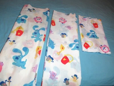 Kids Room Viacom Blues Clues 2 Dan River 65" L Curtain Panels + 1 Valance - Image 1 of 4