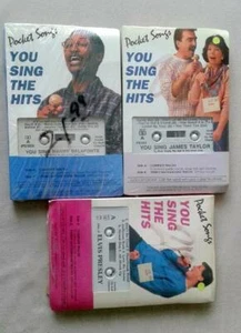 YOU SING THE HITS-POCKET SONGS-KARAOKE 5 CASSETTE COLLECTION-ELVIS,BELAFONTE,R'N - Picture 1 of 3