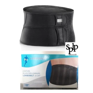 Lombobelt Cinturón Soporte Negro Hombre O Mujer Talla 1 Lumbares Y O Sciatalgie - Imagen 1 de 9