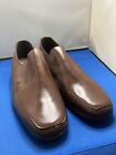Tecnic Masegrove Brown Mens Leather Loafer Shoes Size 8 ????