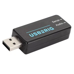 Versatile USB Sound Card Audio&Serial Ports USB2RIG Integrated Digital Modes New - Picture 1 of 13