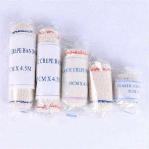 1 Roll Elastic First Aid Bandage Gauze Would Dressing Wrap Skin Color 4.5m