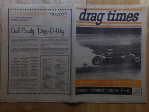 1966 Drag Times-DON NICHOLSON-Ronnie Sox-TASCA FORD-IVO-Don Prudhomme-HAWAIIAN - Picture 1 of 24