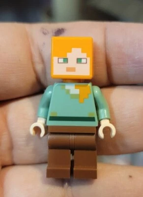 new LEGO System Minecraft Minifig - Alex C16-3 - Image 1 of 2