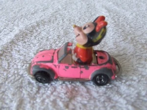 Minnie Mouse diecast Volkswagon beetle car Walt Disney Productios Tomy No PB-6 - Picture 1 of 6
