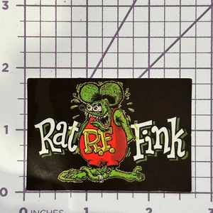 RAT FINK R.F. MINI PEGATINA BANNER Bomba - Calcomanía de vinilo RAT -A-TUDE Big Daddy Race - Imagen 1 de 6
