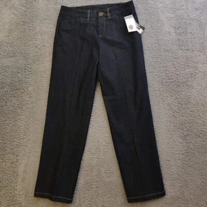 Kim Rogers STRETCH Straight Leg Women's Size 8P Blue Pants NEW - Picture 1 of 8