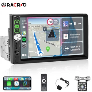 7" Autoradio Navi Kamera 1 DIN Radio Bluetooth AUX FM MP5 CarPlay/Android Auto - Bild 1 von 13