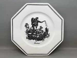 Villeroy & Boch - Mettlach - Henri Mouxin - Printemps plate 21cm (P-4224 497) - Picture 1 of 7