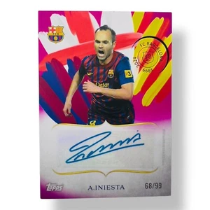 Andres Iniesta /99 Auto Topps FC Barcelona 125 Years Anniversary 2024/25 No PSA - Bild 1 von 2