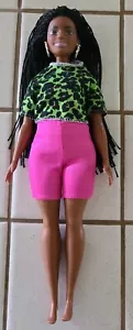 Barbie Fashionistas #144 Micro Capelli Intrecciati Pelle Marrone - Foto 1 di 3