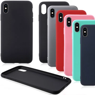 Custodia Slim Soft Touch TPU Silicone Per Apple iPhone Xs Max - Colori - Immagine 1 di 4