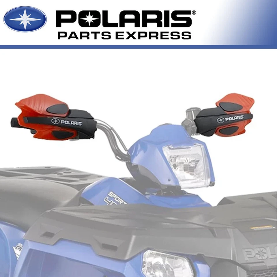 NEW POLARIS RED HAND GUARDS SCRAMBLER 2007 - 2021 SPORTSMAN SCRAMBLER 2876845 - Image 1 of 1
