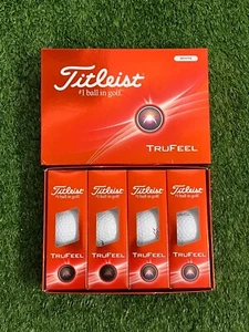 12 x Titleist Tru Feel TruFeel Golf Balls / White / Dozen / Brand New Boxed - Picture 1 of 2
