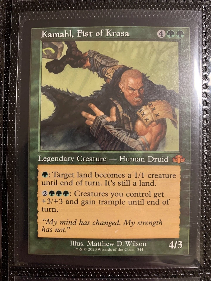 MTG Kamahl, Fist of Krosa (Retro Frame) [Dominaria Remastered, Near Mint] - Image 1 of 1
