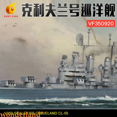 Very Fire VF350920 ESCALA 1/350 EE. UU. CLEVELAND CL-55 2020 NUEVO Foto 1 de 4