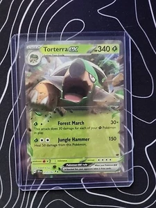 Pokemon Torterra ex 012/162 Fuerzas Temporales Doble Raro Holo Casi Nuevo - Imagen 1 de 3