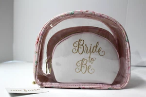Bolsas de cosméticos (juego de 3) jade y ciervo NOVIA PARA SER NUEVO CON ETIQUETAS - Imagen 1 de 9