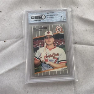 1989 Fleer Billy Bill Ripken F Face ERROR #616 GEM Mint 10 = PSA 10 - Bild 1 von 9