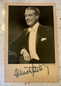 Wolf Albach - Hetty - signierte alte Ansichtskarte (österreichischer Schauspieler) - Bild 1 von 3