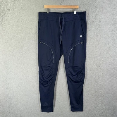 G-Star RAW Jogger Pants Mens XXL Navy Air Defence Zip 3D Slim Sweatpants - Image 1 of 4