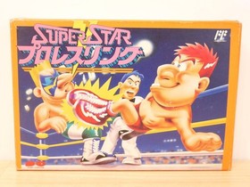 Superstar Pro Wrestling Nintendo Famicom Japan Import F/S FedEx DHL Tested