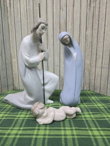 Lladro Heilige Familie Krippenfiguren Maria Josef & Jesus - Bild 1 von 16