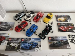 Lego Speed Champions Sets 7 Vehicles Ferrari Toyota McLaren Petronas - Picture 1 of 10