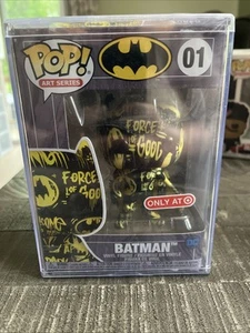 Funko Pop Art Series Batman Amarillo/Negro #01 En Estuche Rígido Protector - Imagen 1 de 3